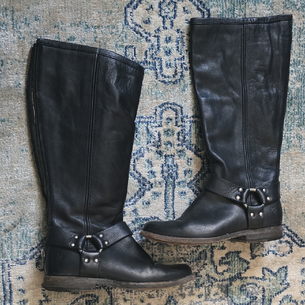 Frye Phillip Harness Tall